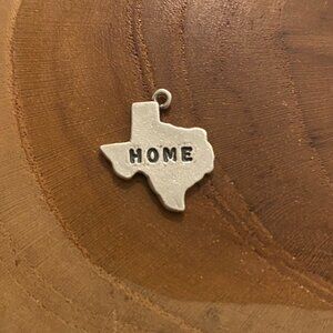 RETIRED James Avery Texas HOME Charm, Sterling Silver